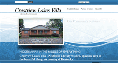 Desktop Screenshot of crestviewlakes.com